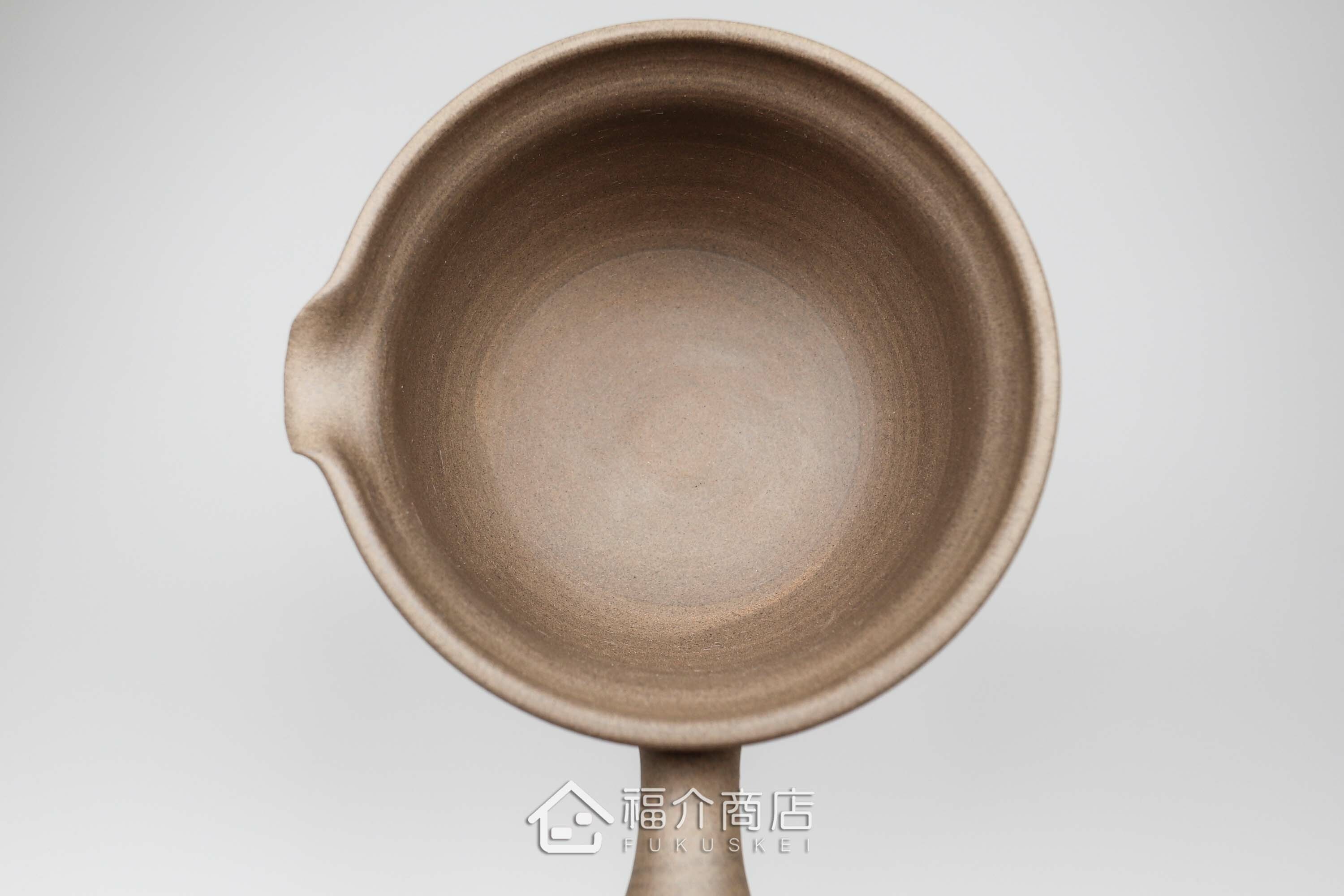 泡茶時將茶水分別倒入杯子的花造型日本陶瓷材質分茶壺