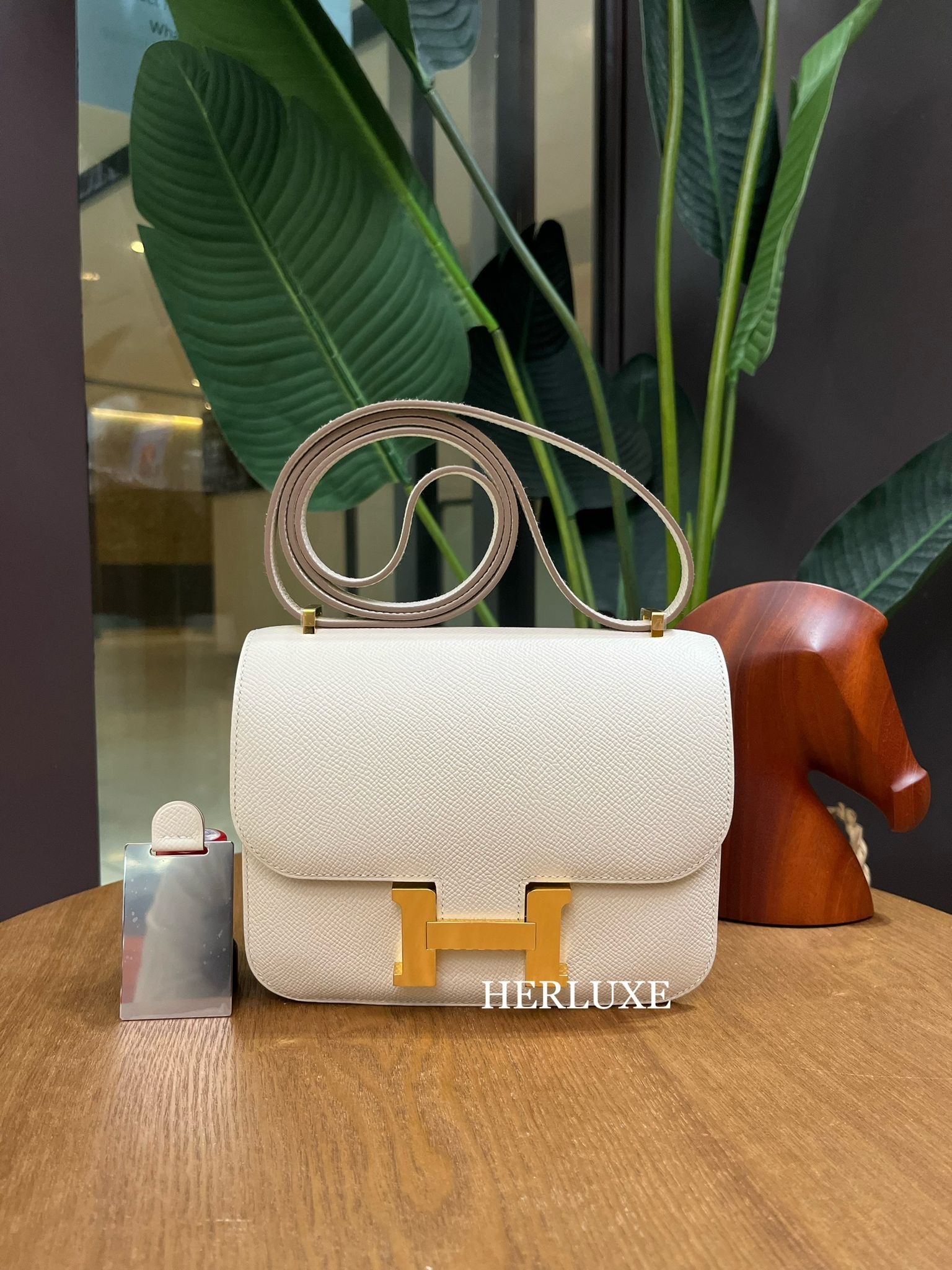 Constance mini mirror 10 craie cc epsom K