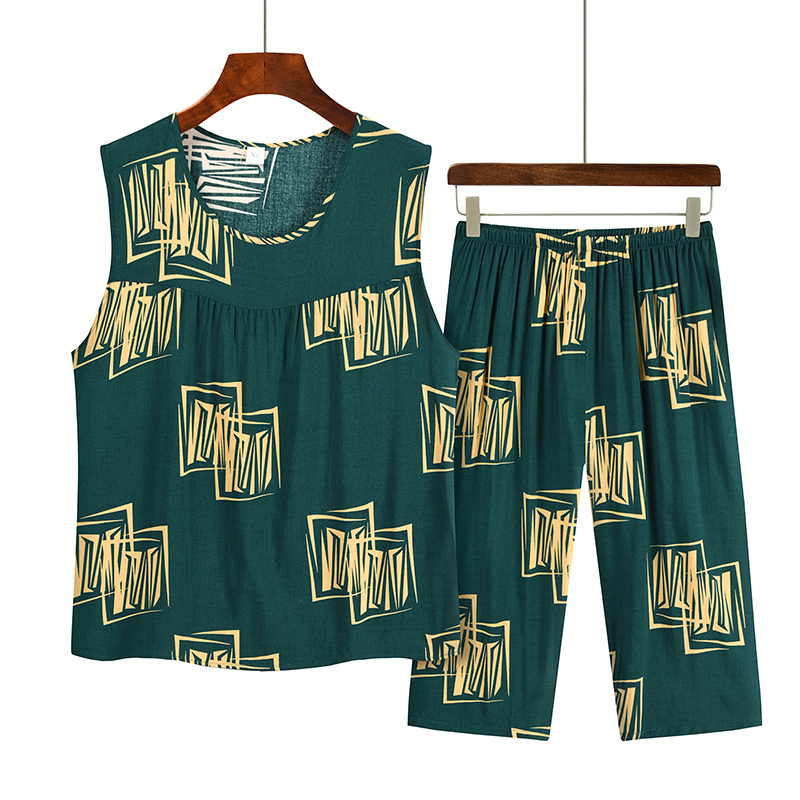 Sleeveless vest set for the elderly (XL-3XL size 3 color) [Please contact customer service to confirm the shipping size after placing an order]
