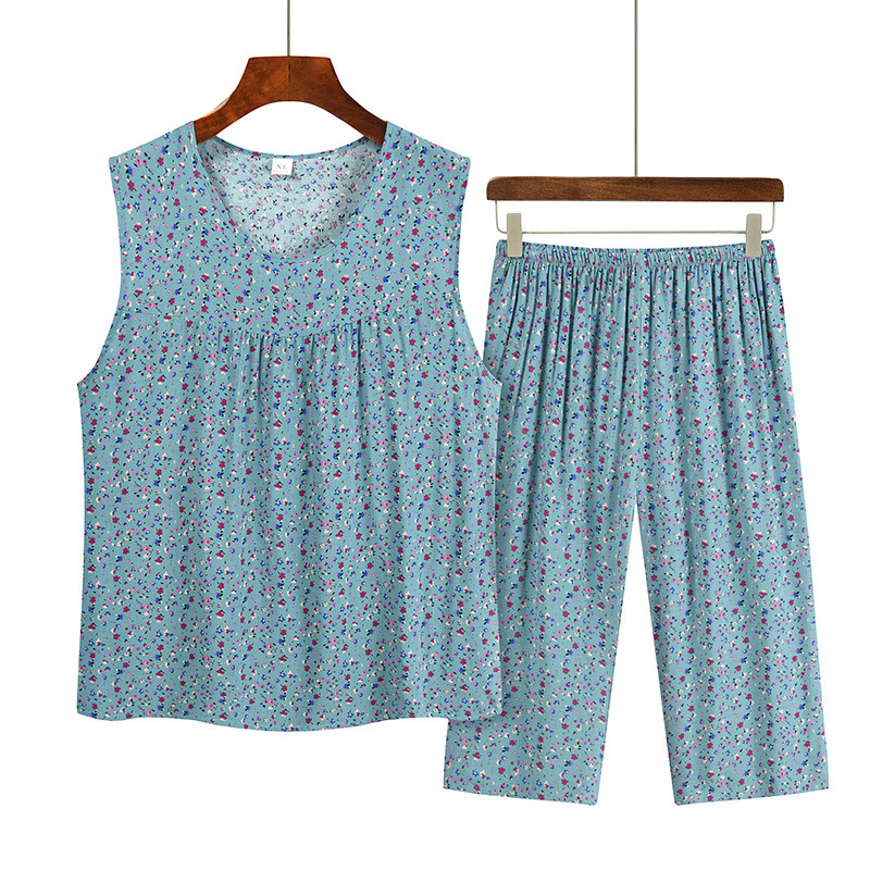 Sleeveless vest set for the elderly (XL-3XL size 5 color) [Please contact customer service to confirm the shipping size after placing an order]