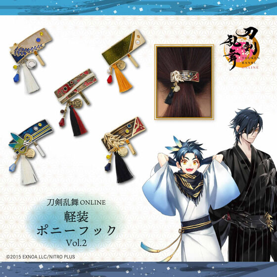 213762 Pbandai 預訂2024/9月 刀剣乱舞ONLINE 軽装ポニーフック vol.2