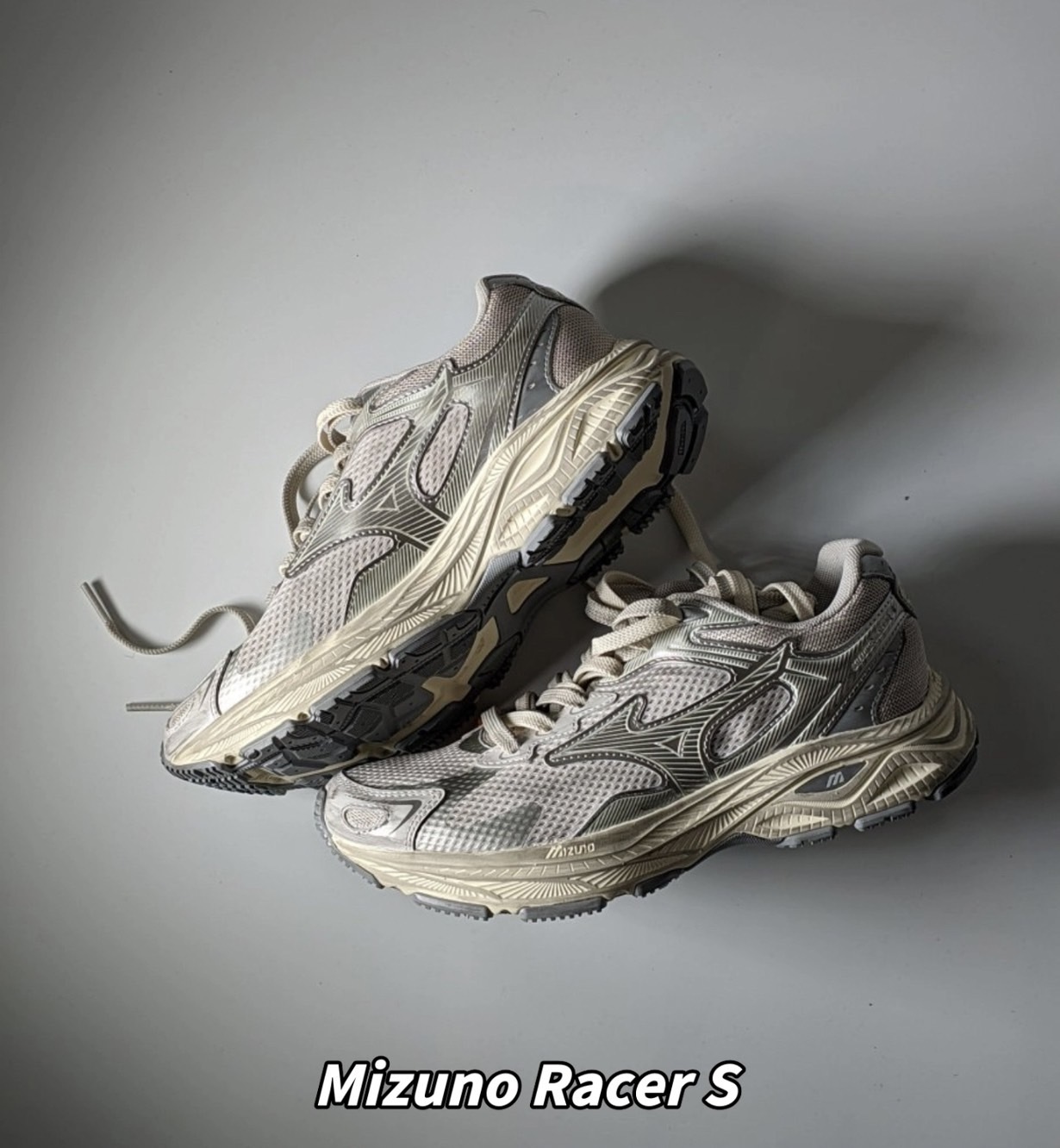 MIZUNO RACER S 復古做舊 髒髒鞋 慢跑鞋 男女同款