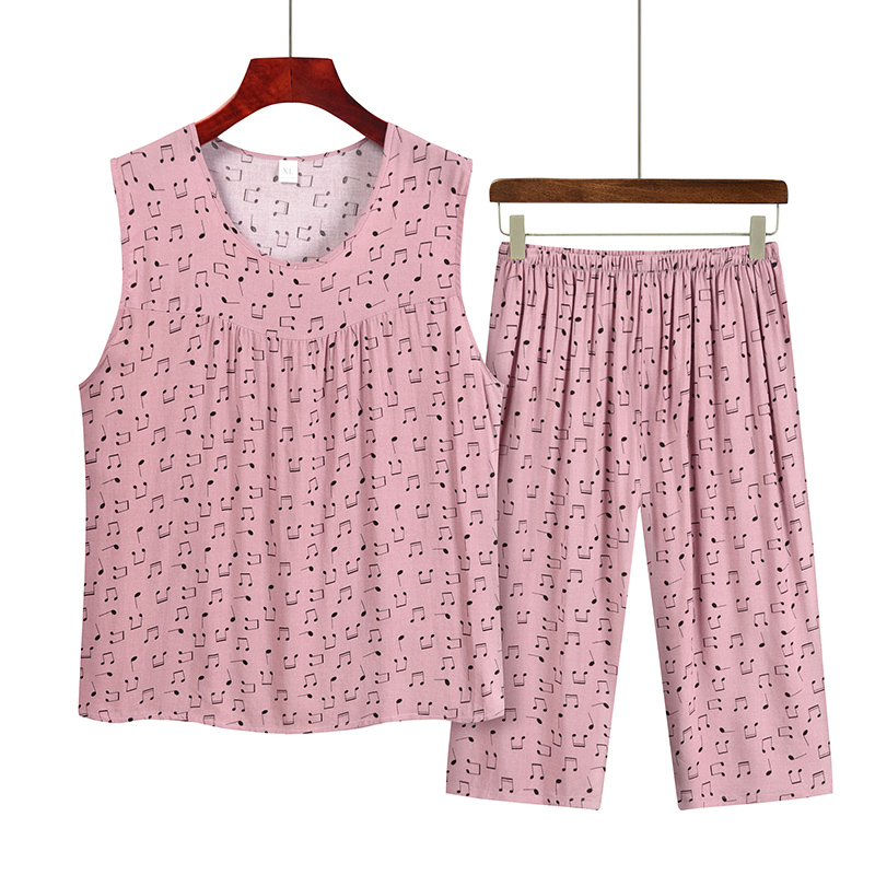 Sleeveless vest set for the elderly (XL-3XL size 6 color) [Please contact customer service to confirm the shipping size after placing an order]