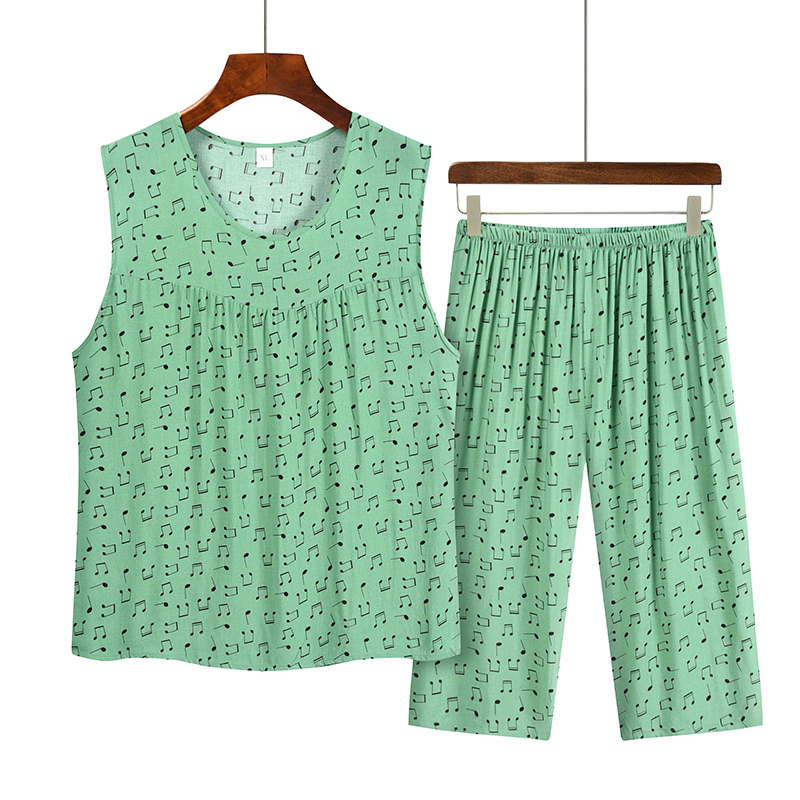 Sleeveless vest set for the elderly (XL-3XL size 7 color) [Please contact customer service to confirm the shipping size after placing an order]