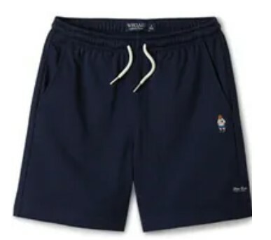 [S] WHO.A.U STEVE SHORTS [LADIES],NAVY, WHTME2423F-59-NAVY (SWAU353)