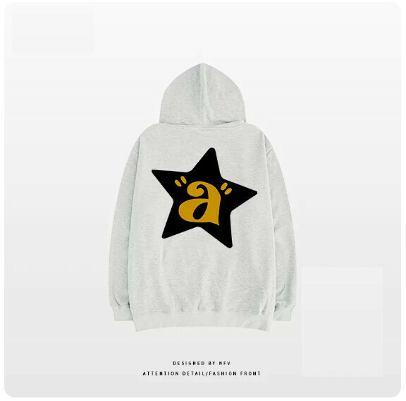 激抵連帽衛衣【M-3XL】【白灰色-薄款】(下單後聯絡客服確認發貨尺碼) 