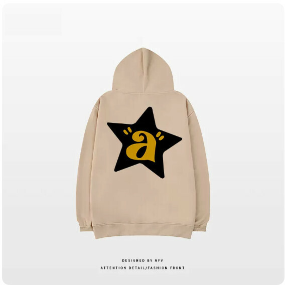 激抵連帽衛衣【M-3XL】【卡其色-薄款】(下單後聯絡客服確認發貨尺碼) 
