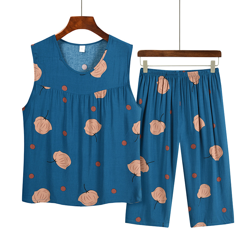 Sleeveless vest set for the elderly (XL-3XL size 18 color) [Please contact customer service to confirm the shipping size after placing an order]