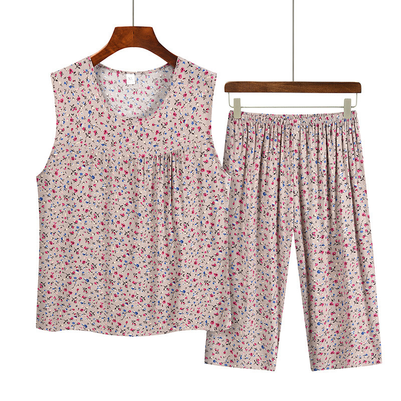 Sleeveless vest set for the elderly (XL-3XL size 22 color) [Please contact customer service to confirm the shipping size after placing an order]