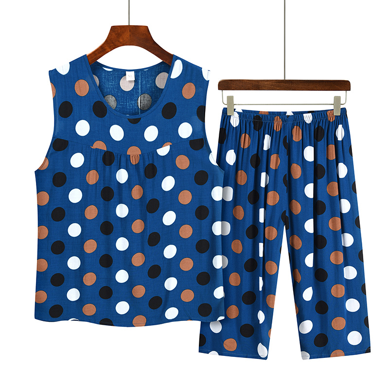 Sleeveless vest set for the elderly (XL-3XL size 23 color) [Please contact customer service to confirm the shipping size after placing an order]