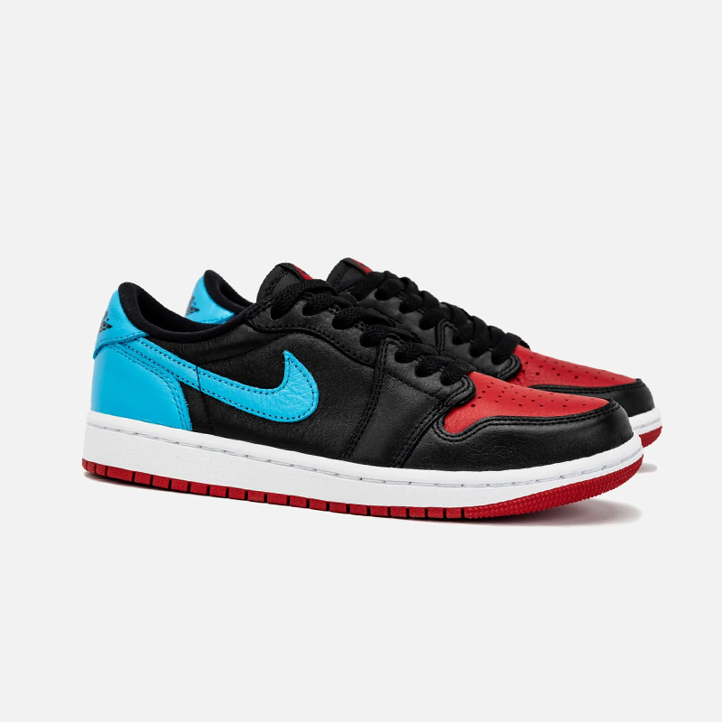 <連線代購商品>男女鞋 NIKE AIR JORDAN 1 LOW OG UNC to Chicago 黑紅藍 撞色 低筒 休閒鞋【CZ0775-046】AJ1OG