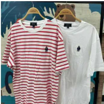 [S] WHO.A.U STEVE 2PACK STRIPE T-SHIRTS,RED, WHRSE2352U-20-RED (SWAU371)