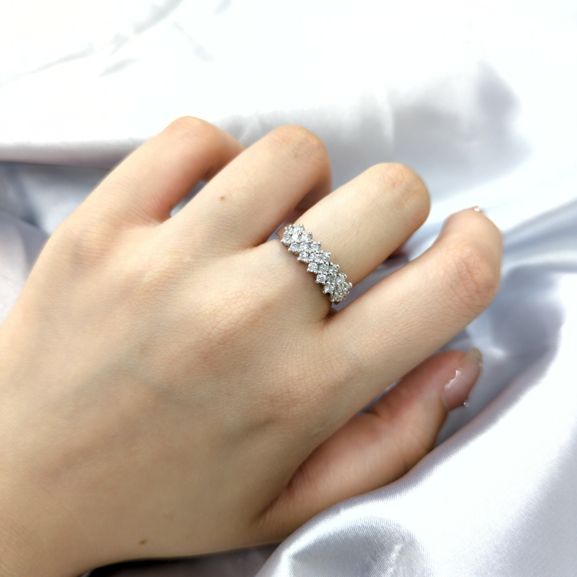 18K White Gold 0.47ct Diamond Ring