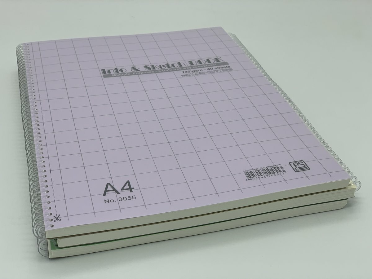 #3055 A4 針線 圖畫簿 (40頁) - 1本