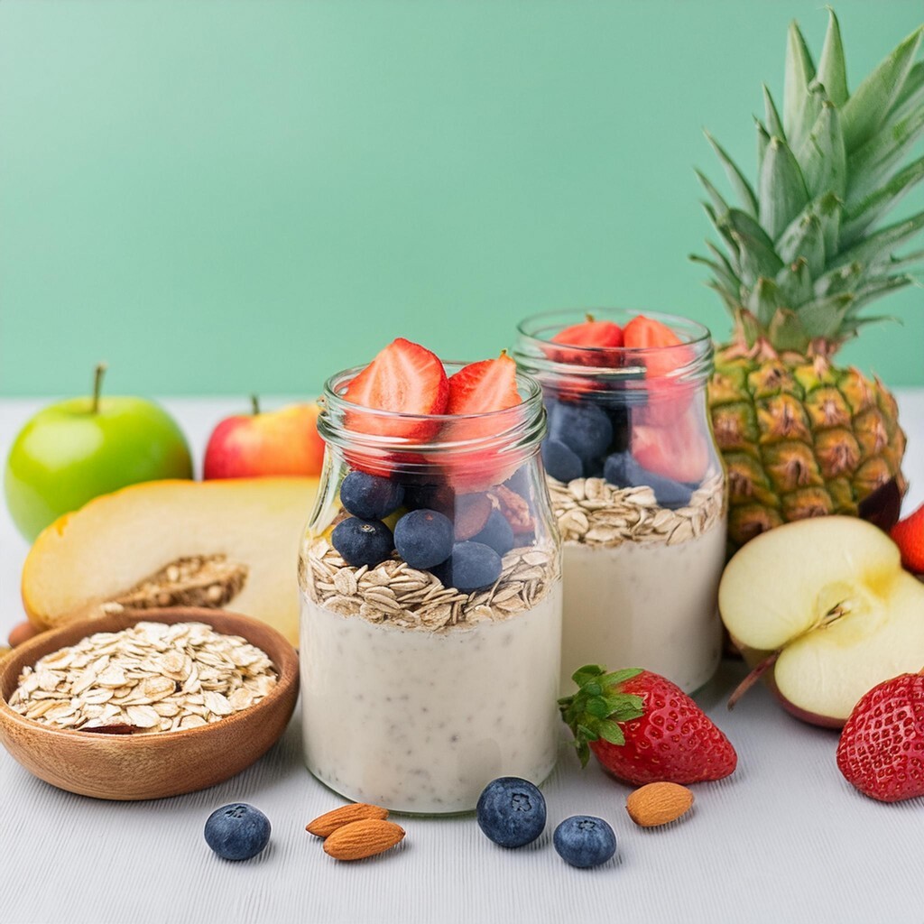 克菲爾＋隔夜燕麥 益菌、纖維聯手助健康