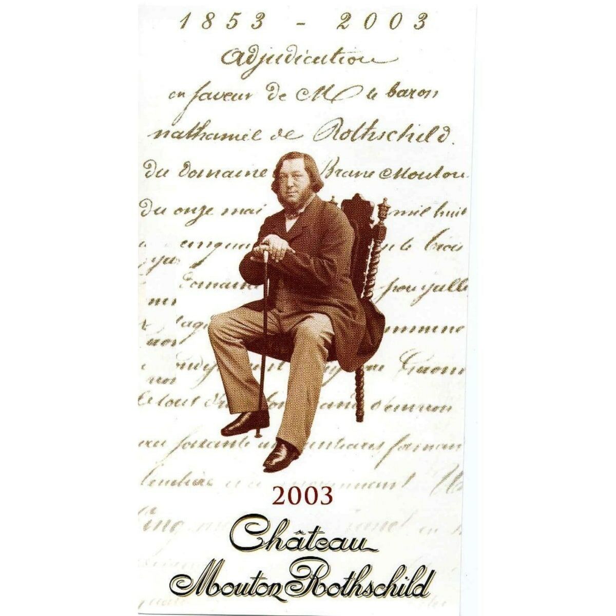 Chateau Mouton Rothschild 2003 (RP95)