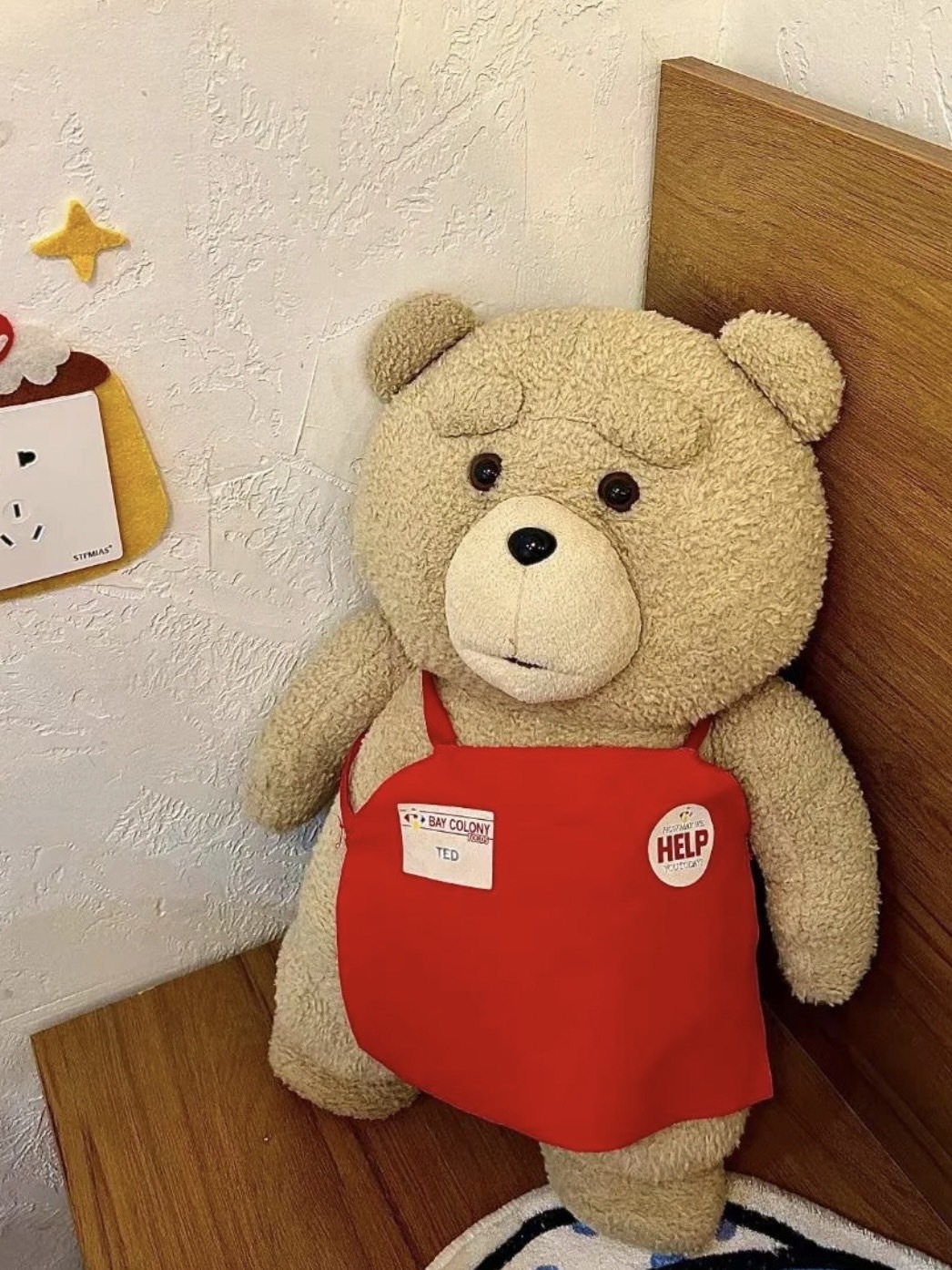 POP MART x Ted2 熊麻吉 🐻泰迪熊 可動玩偶 公仔30cm