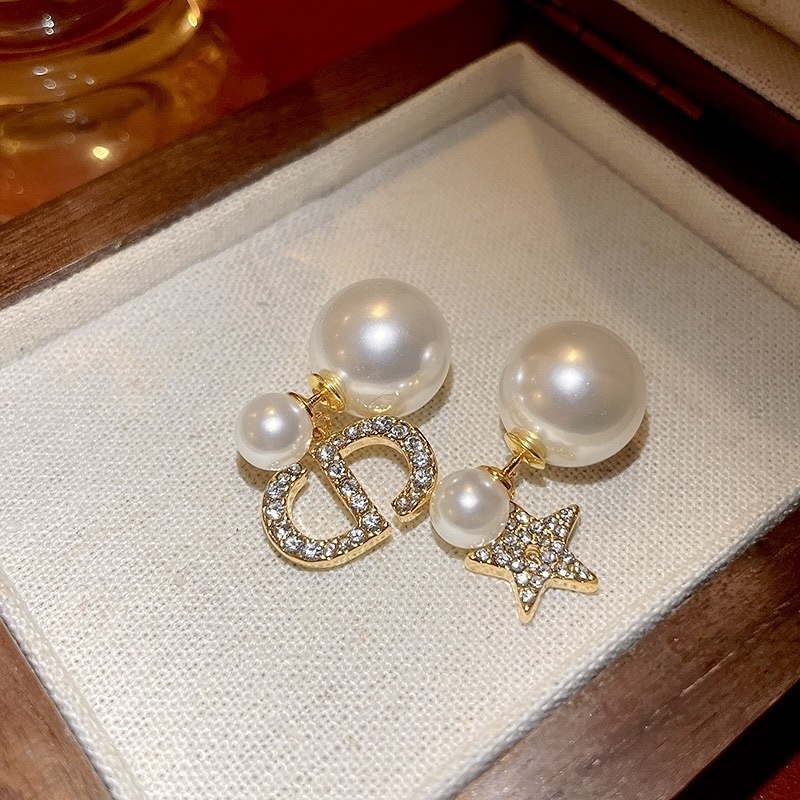 經典雙D 不對稱低奢金鑽星空夢幻珍珠系