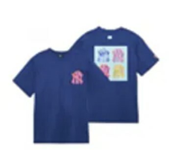 [S] MLB POP ART GRAPHIC OVER FIT T-SHIRTS NEW YORK YANKEES,NAVY, 3ATSL0233-50NYL (SMLB402)