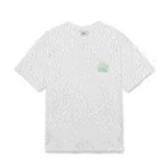 [S] MLB GRADIENT MONOGRAM CLIPPING OVERFIT SHORT SLEEVE T-SHIRT LA DODGERS,WHITE, 3ATSM0633-07WHS (SMLB404)