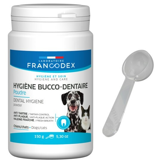 法國Francodex 牙石粉 新包裝150G* 犬貓合用