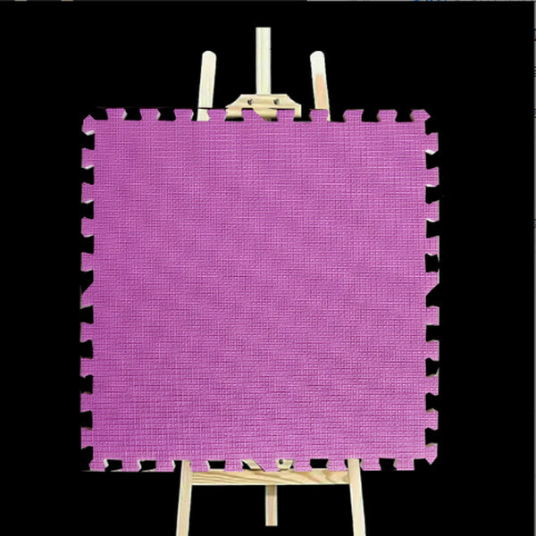 爆款加厚防撞泡沫拼接爬爬墊遊戲地墊【淺紫色】【60*60CM*2cm】