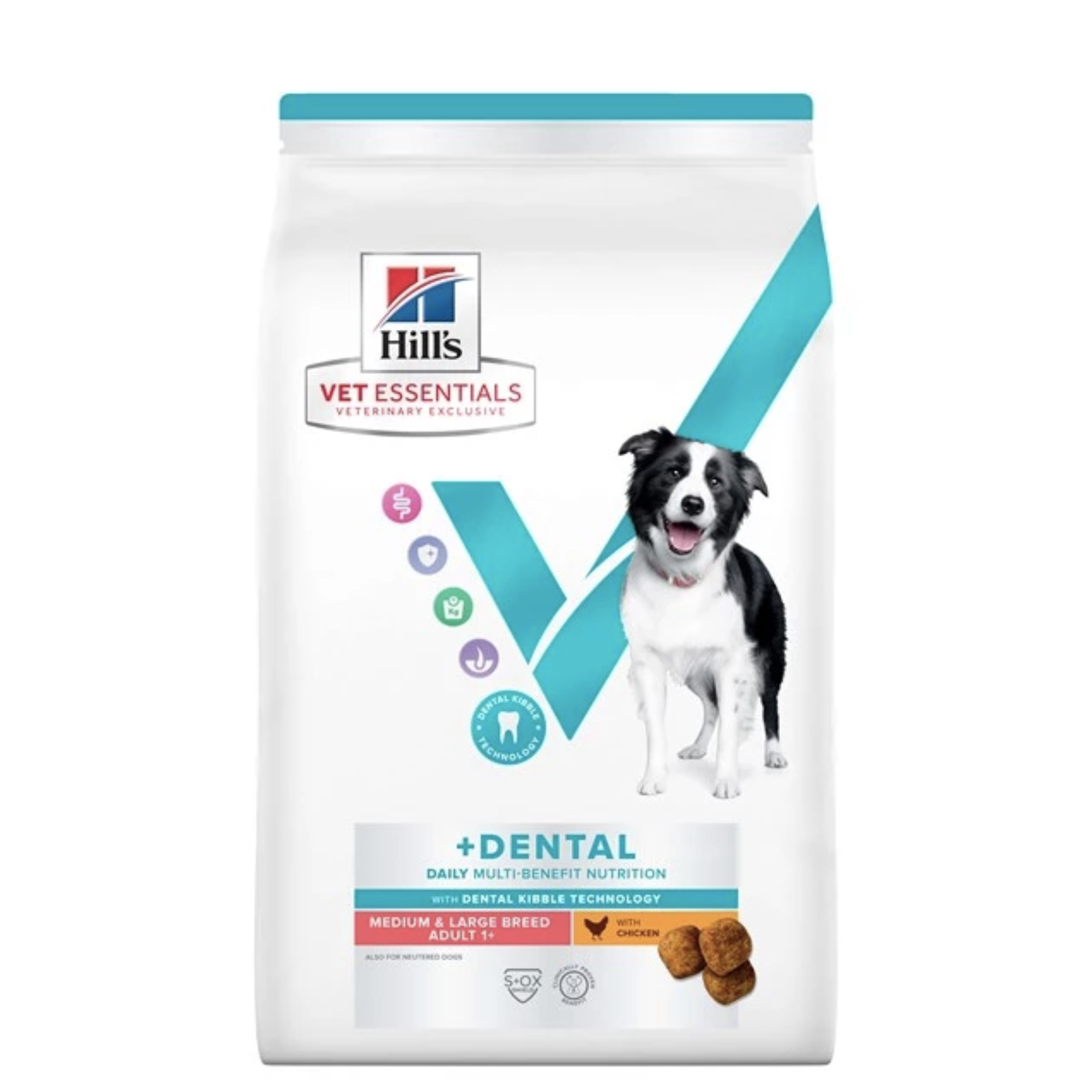 Hill's - 獸醫保健寵物食品牙齒健康中型成犬配方  (2公斤)