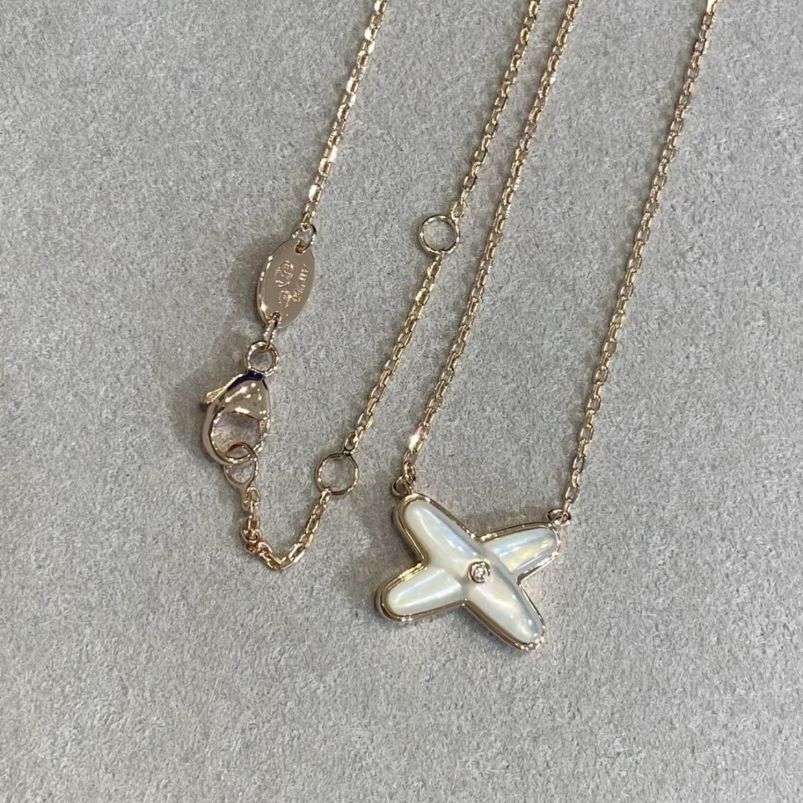 18k Liens緣系一生x”白母貝定製項鍊