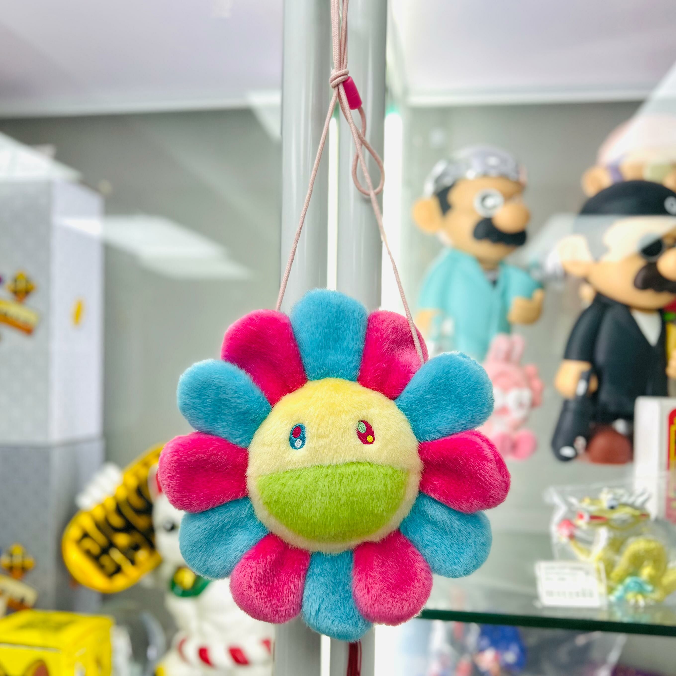 Murakami Flower Bag (Emoji No1 Kiss / Pink x Blue)