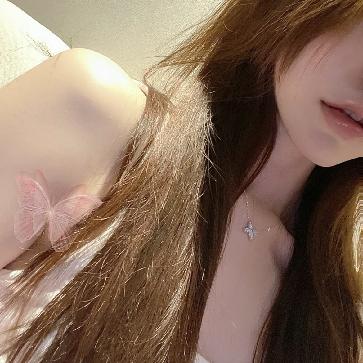 18k Liens緣系一生x”滿水鑽高奢定製項鍊