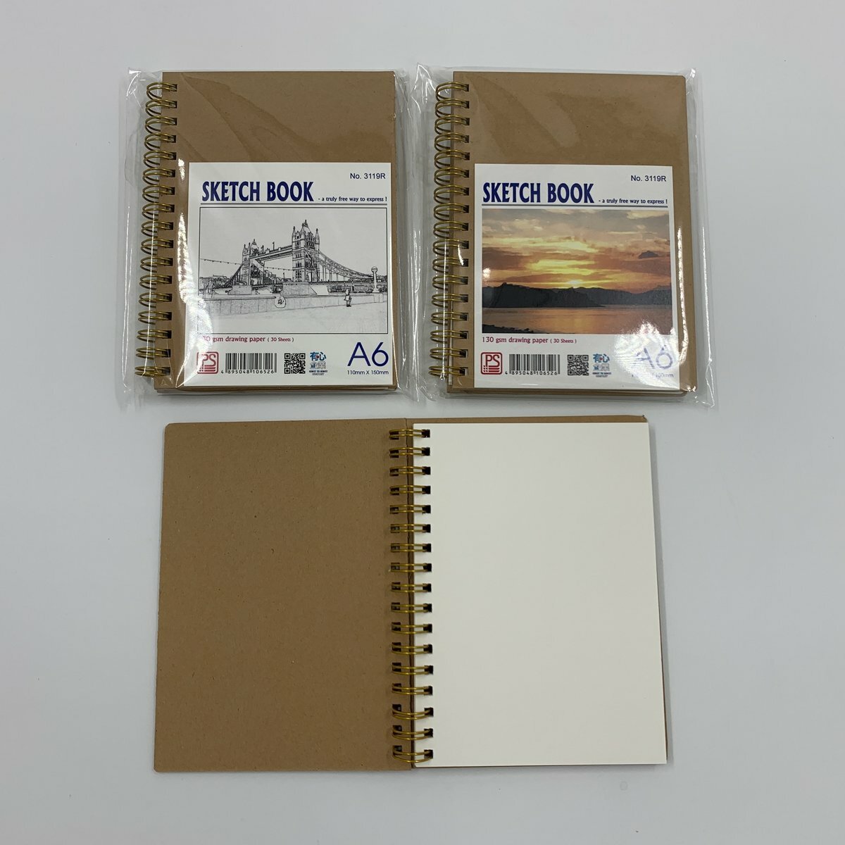 #3119R A6 特厚牛皮圖畫簿 - 1本