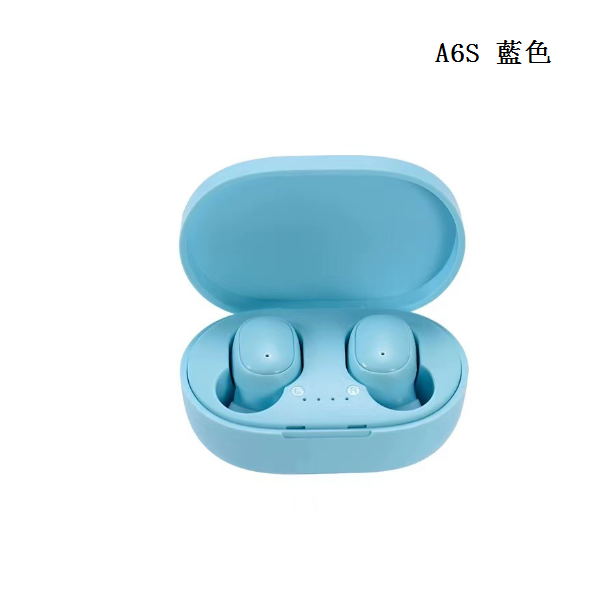 熱推藍牙耳機(A6S 藍色【産品體積6cm * 4cm *3cm】)