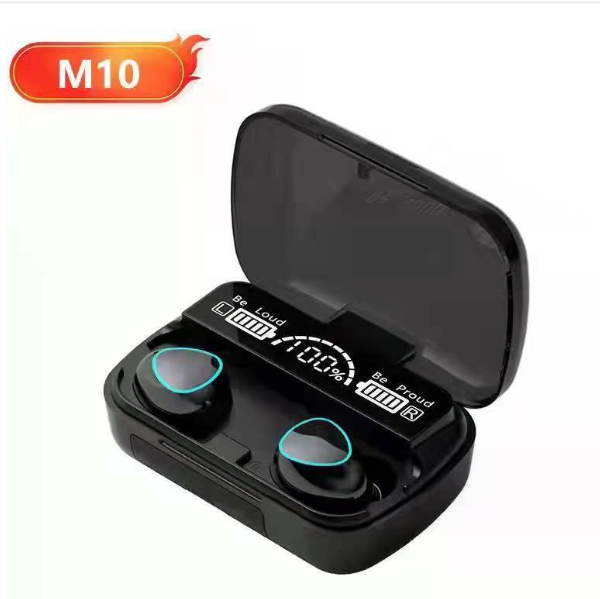 熱推藍牙耳機(M10黑色【産品體積6cm * 5cm *3cm】)