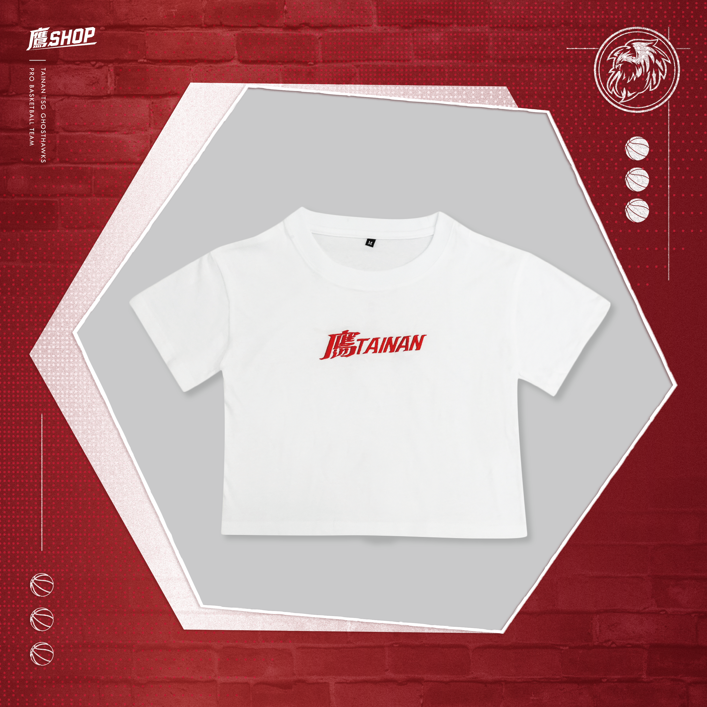 鷹TAINAN臺南400紀念短T｜短版