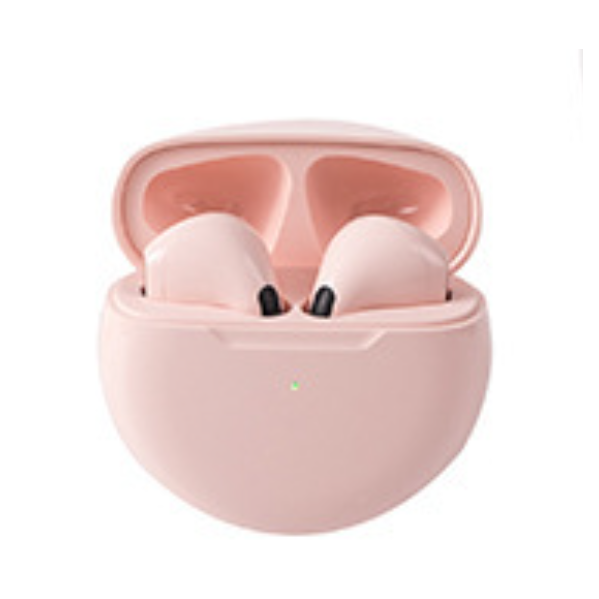 熱推藍牙耳機(【全套】PRO6粉色【産品體積6cm * 5cm *4cm】)