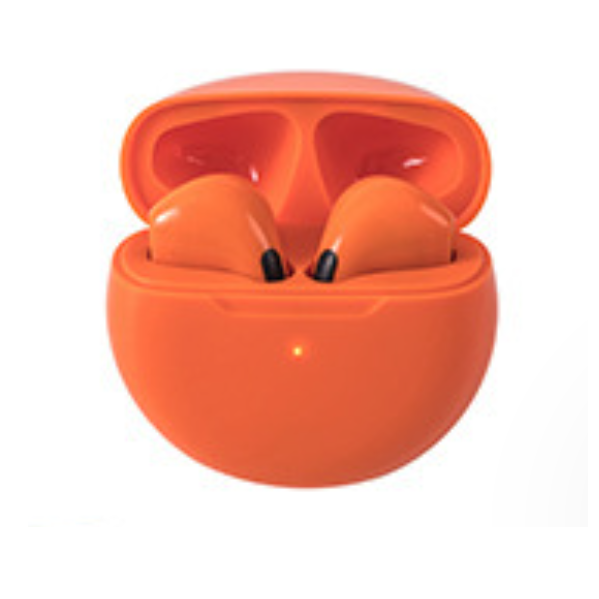熱推藍牙耳機(【全套】PRO6橙色【産品體積6cm * 5cm *4cm】)