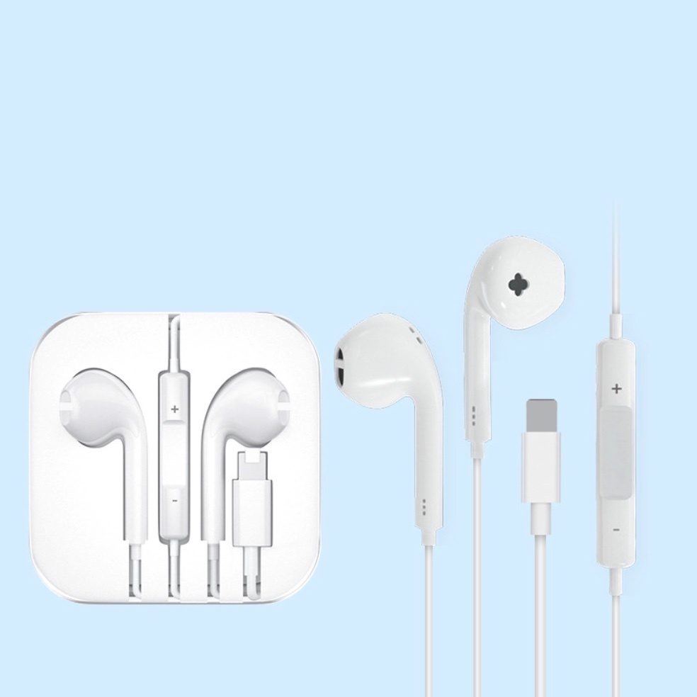 Popular three-dimensional surround headphones in-ear heavy bass wire-controlled headphones (the second-generation direct-plug version is suitable for Apple interface [crystal box])