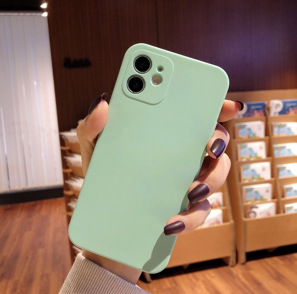 熱推直邊液態適用於iPhone系列手機殼（淡青色）(下單後聯絡客服確認手機型號)