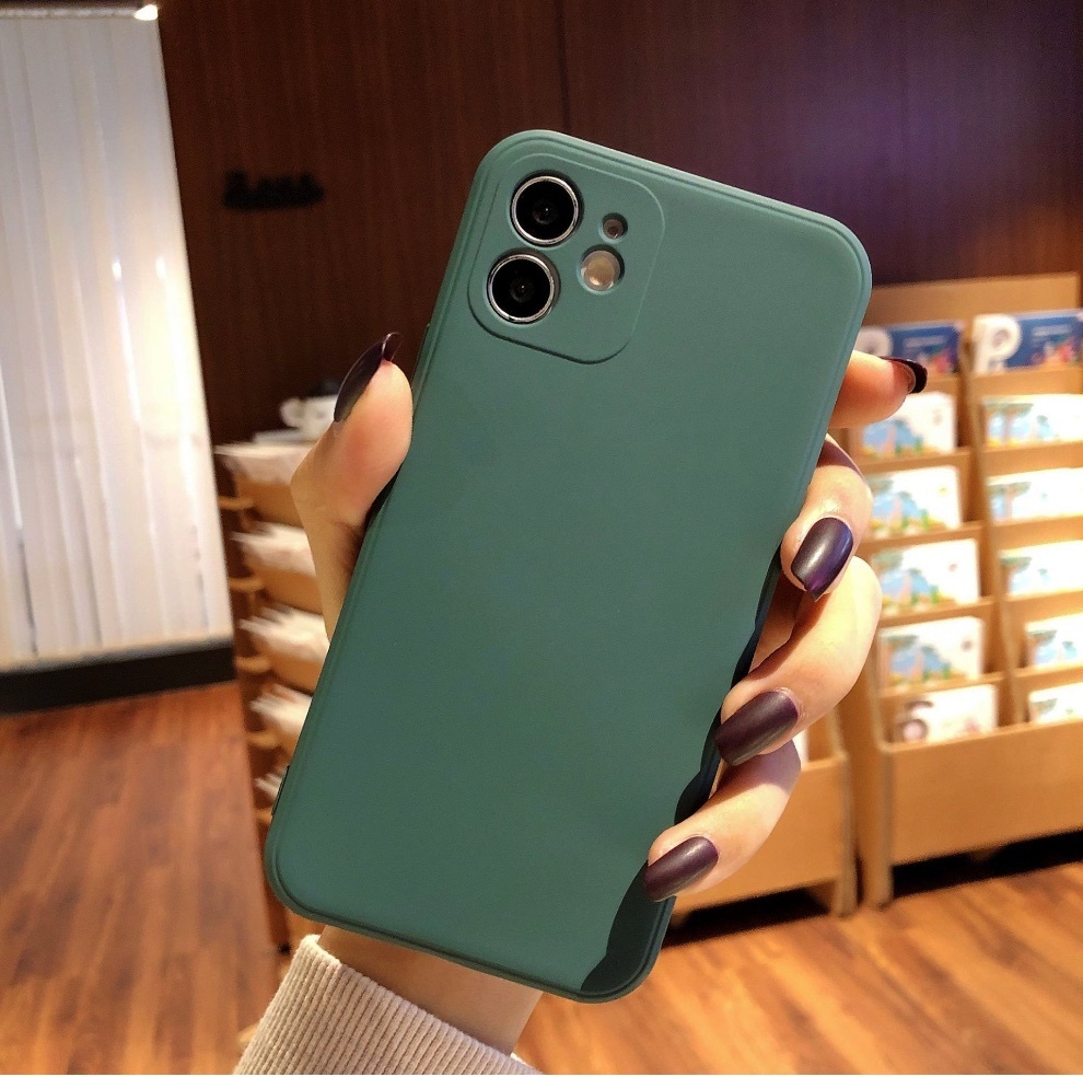 熱推直邊液態適用於iPhone系列手機殼（墨綠色）(下單後聯絡客服確認手機型號)