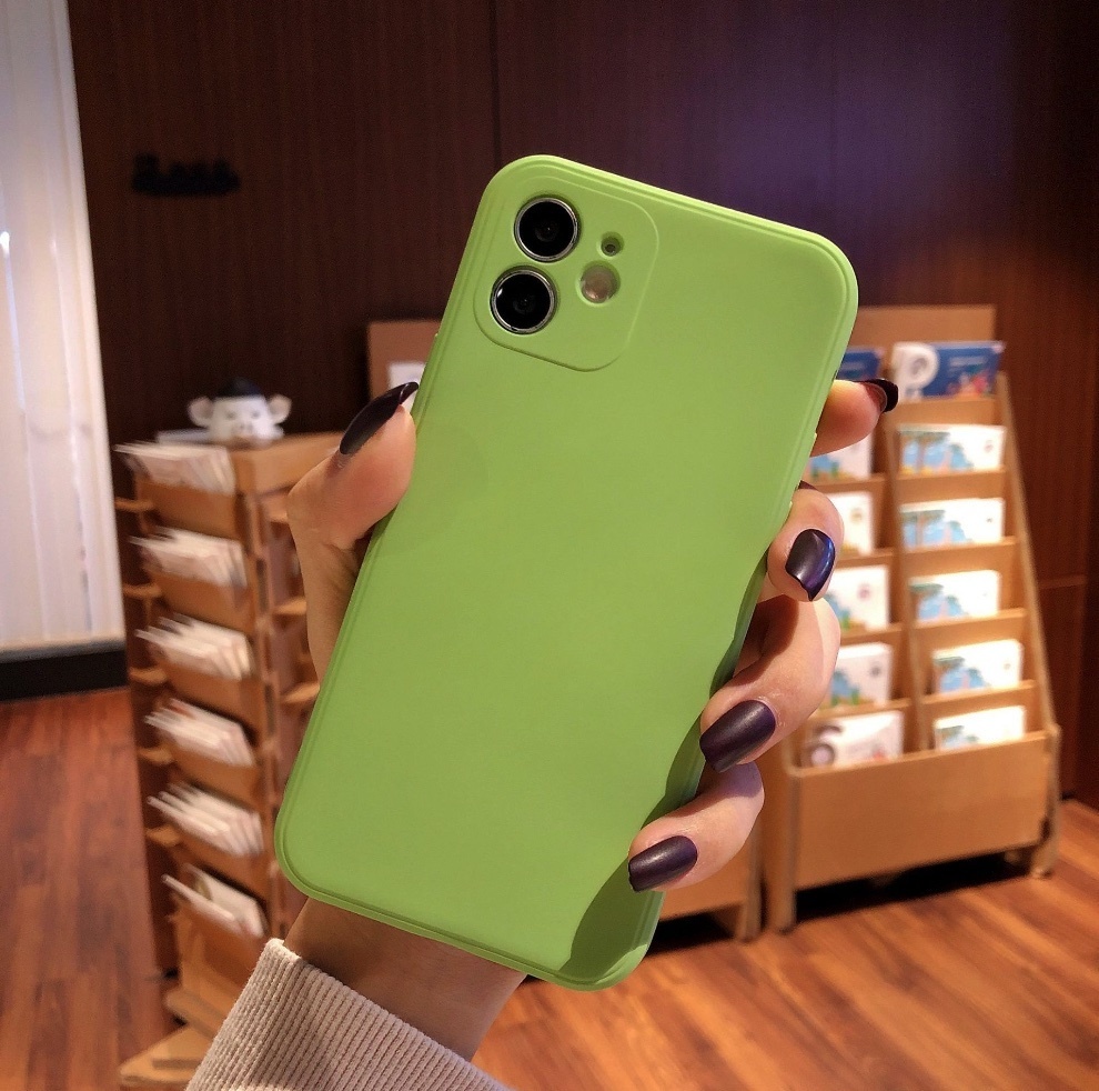 熱推直邊液態適用於iPhone系列手機殼（抹茶綠）(下單後聯絡客服確認手機型號)