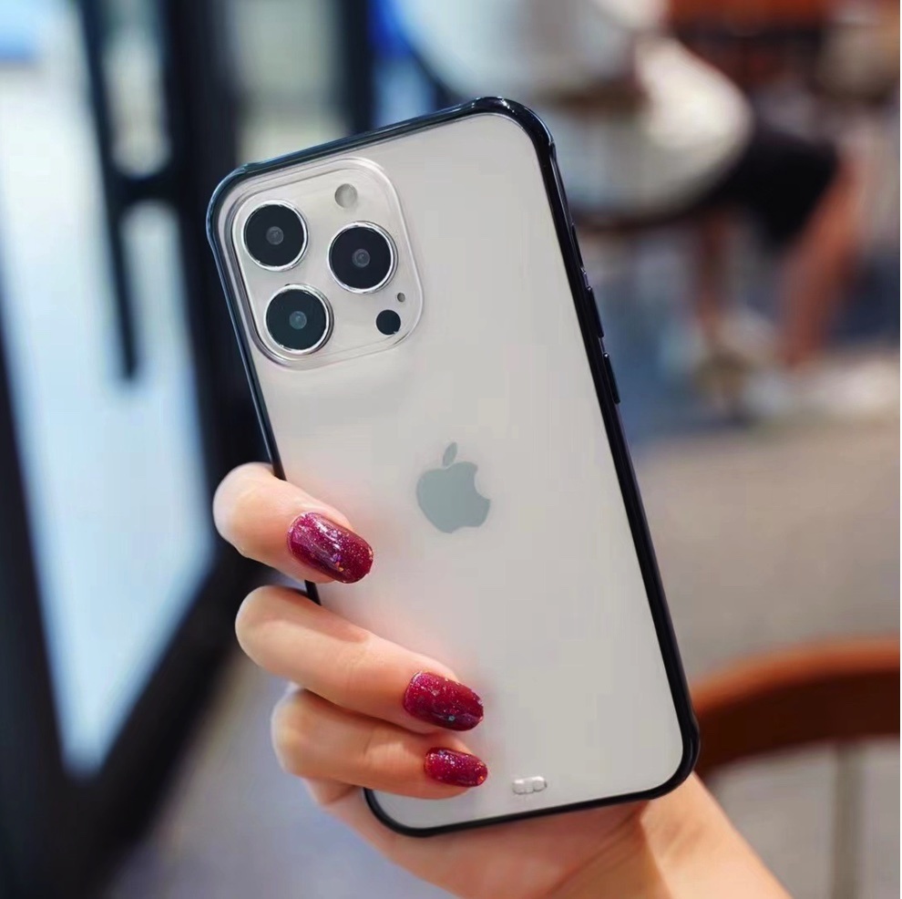 爆款磨砂全包適用於iPhone系列手機殼（黑色）(下單後聯絡客服確認手機型號)