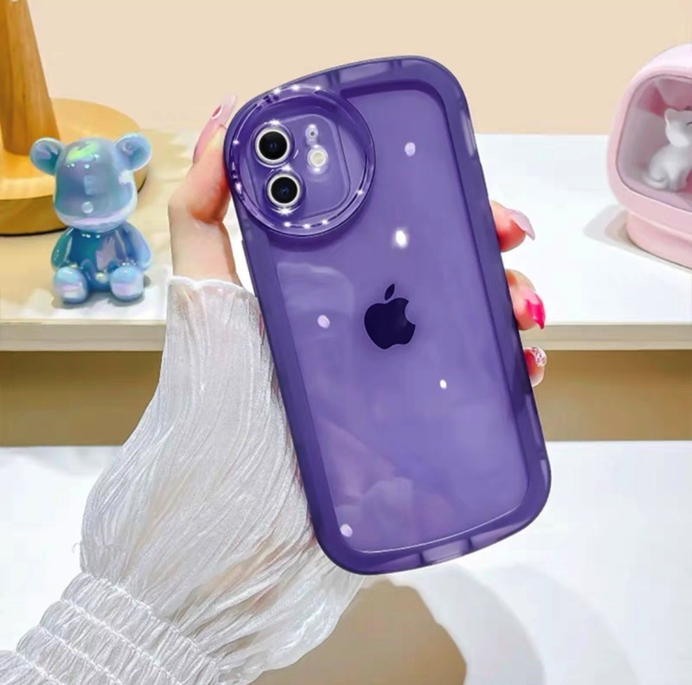爆款透明保護套防摔全包適用於iPhone系列手機殼（葡萄紫）(下單後聯絡客服確認手機型號)