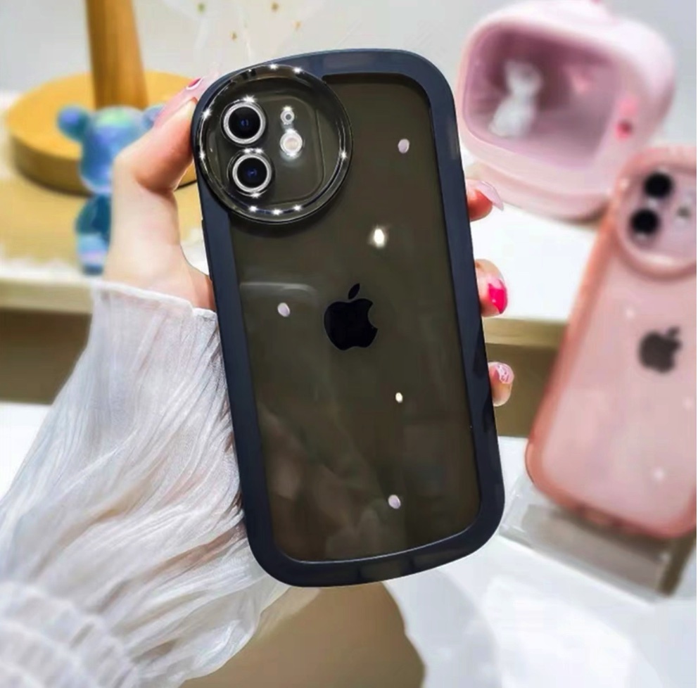 爆款透明保護套防摔全包適用於iPhone系列手機殼（石墨黑）(下單後聯絡客服確認手機型號)