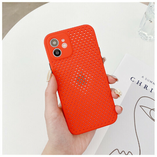 Popular cooling phone case for iPhone 14 (red (contact customer service to confirm the phone model after placing the order)