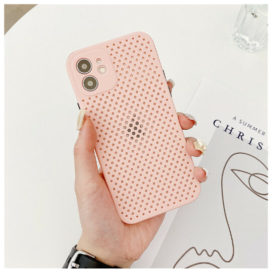 Popular cooling phone case suitable for iPhone 14 (pink (contact customer service to confirm the phone model after placing the order)