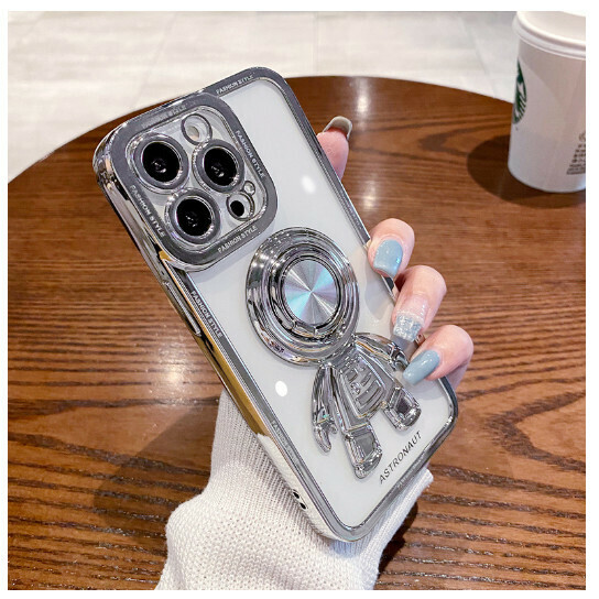 Popular mobile phone case suitable for iPhone 14 (silver) (contact customer service to confirm the phone model after placing the order)