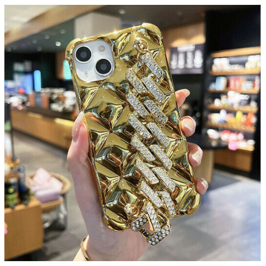 The popular mobile phone case is suitable for Apple 13iphone14pro [electroplating small fragrant gold bracelet] (contact customer service after placing the order to confirm the mobile phone model)