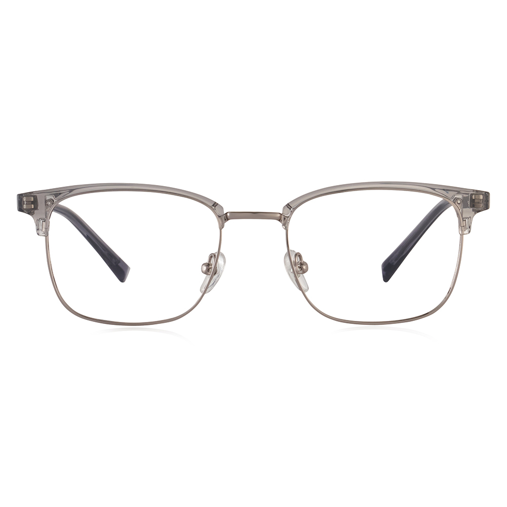 型男必備款眉架方框眼鏡-兩色可選