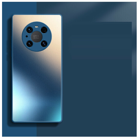 Popular mobile phone case suitable for Huawei mate50pro Honor 60 Apple 14pro [frosted glass-navy blue] (contact customer service to confirm the phone model after placing the order)