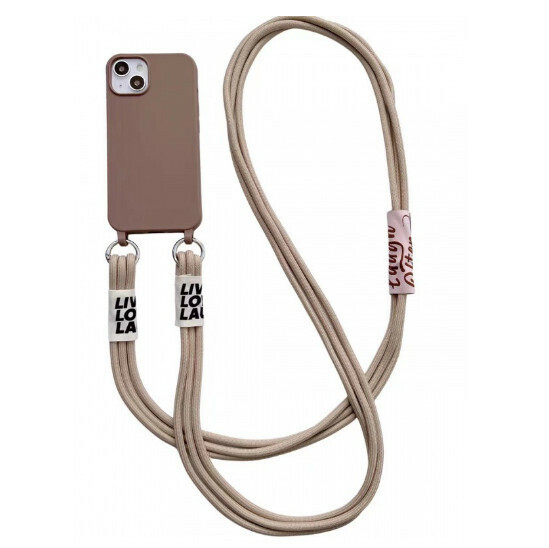 The new mobile phone case is suitable for iPhone 13 promax [brown] (contact customer service to confirm the mobile phone model after placing the order)